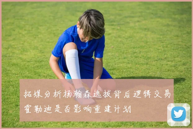 拓媒分析杨瀚森选拔背后逻辑交易霍勒迪是否影响重建计划
