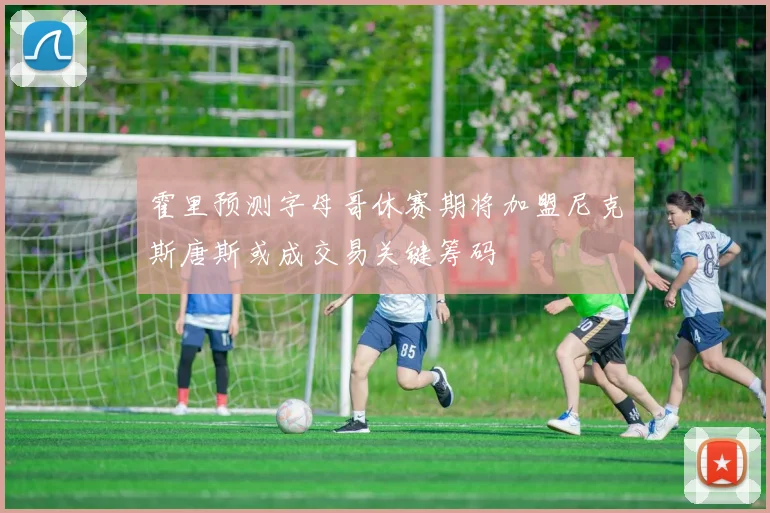 霍里预测字母哥休赛期将加盟尼克斯唐斯或成交易关键筹码